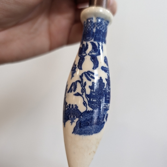 Blue Willow salad servers - Picture 6 of 9